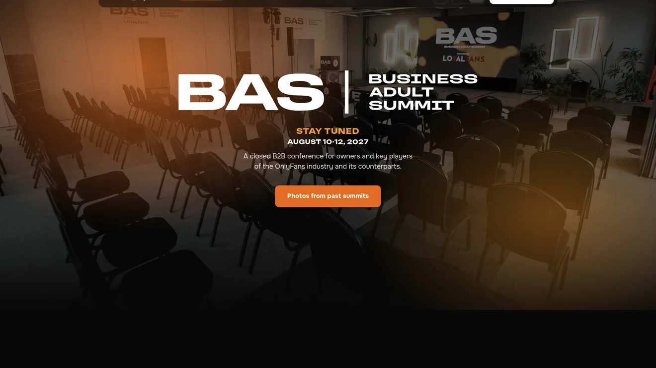 Business Adult Summit - Event Website